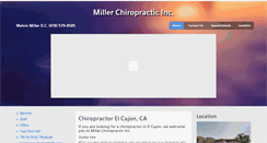 Desktop Screenshot of millerchiropracticinc.com